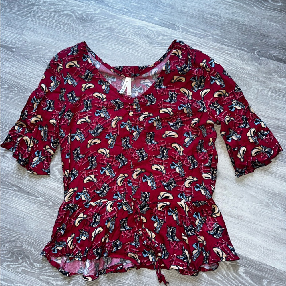 Roper cowgirl blouse shirt